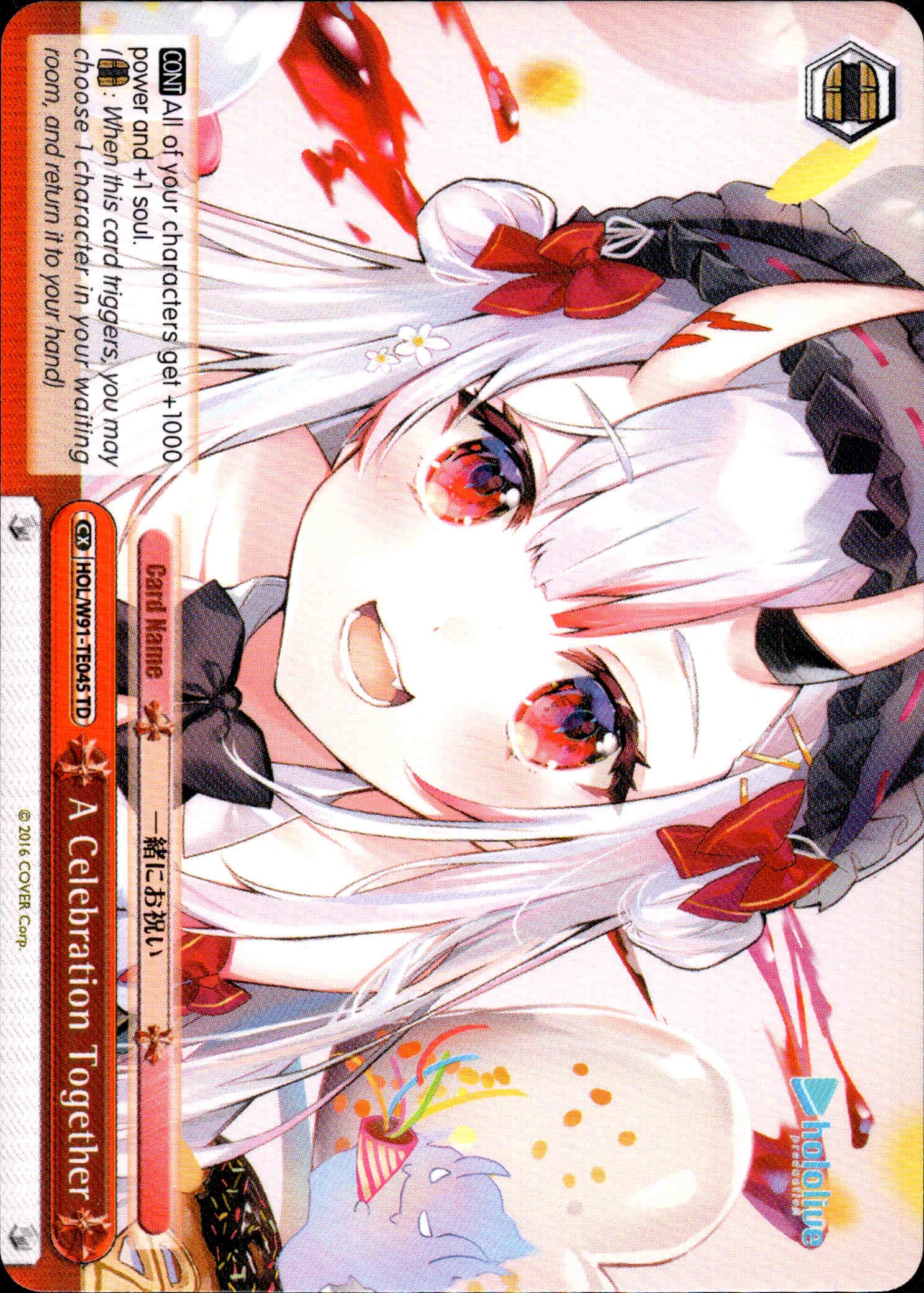 A Celebration Together - HOL/W91-TE045 - Hololive Production 2nd Generation