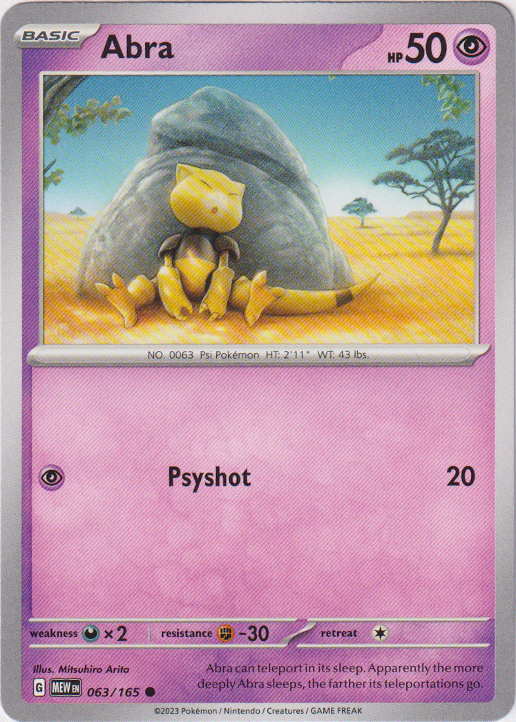 Abra - 063/165 - Scarlet & Violet 151