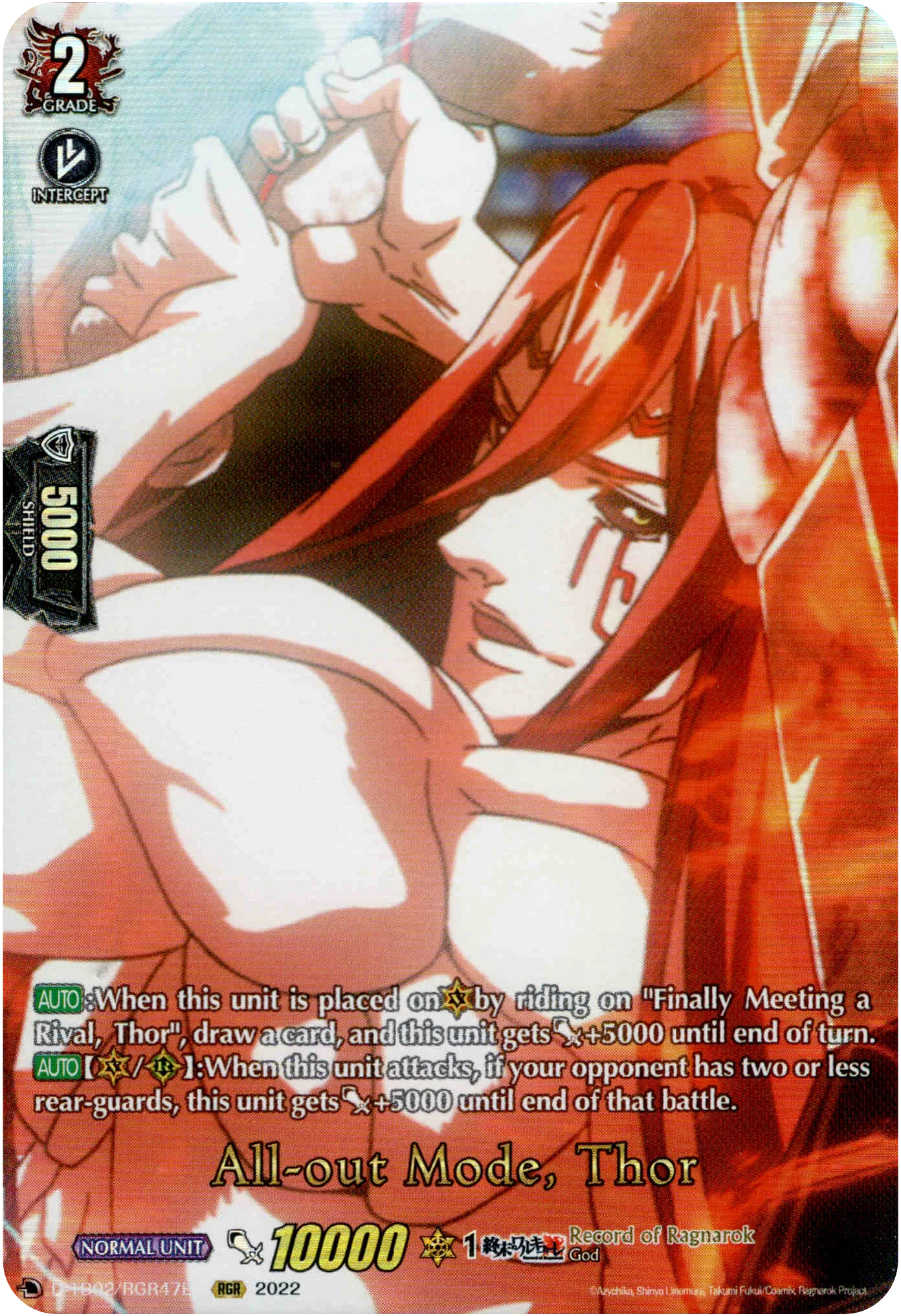 All-out Mode, Thor - D-TB02/RGR47EN - Record of Ragnarok