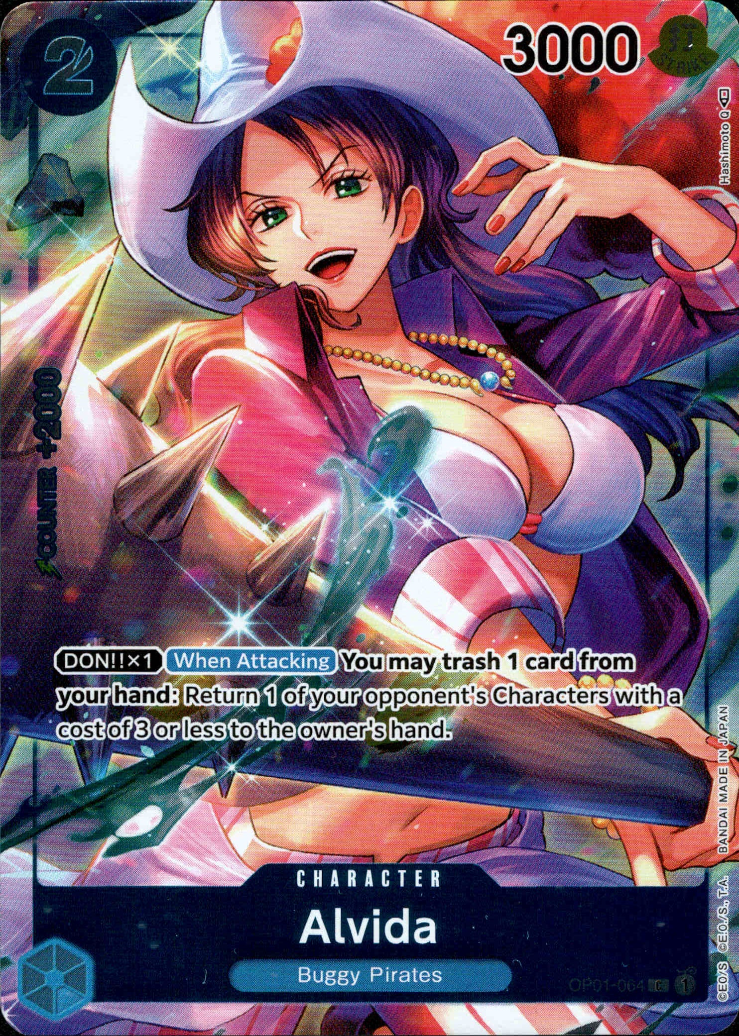 Alvida Box Topper - OP01-064 C - Romance Dawn - Foil