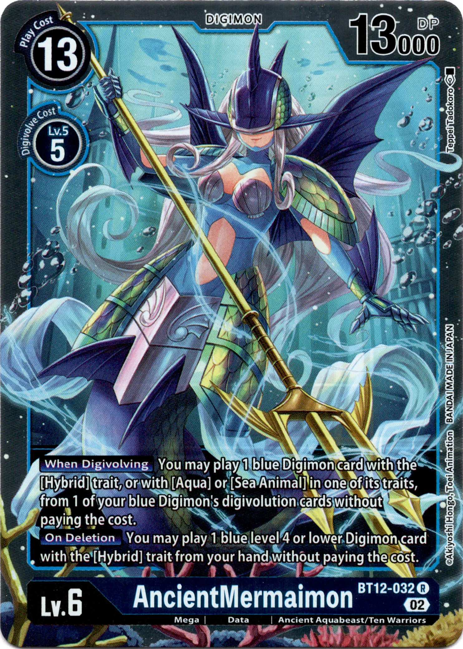 AncientMermaimon - BT12-032 R - Across Time - Foil