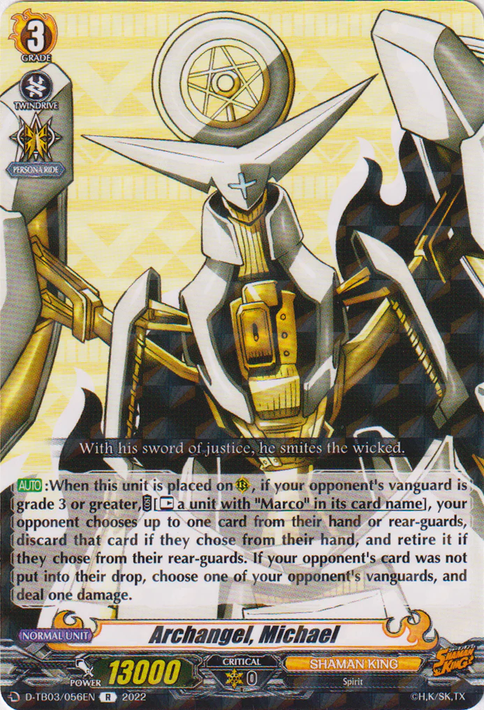 Archangel, Michael - D-TB03/056EN - Shaman King