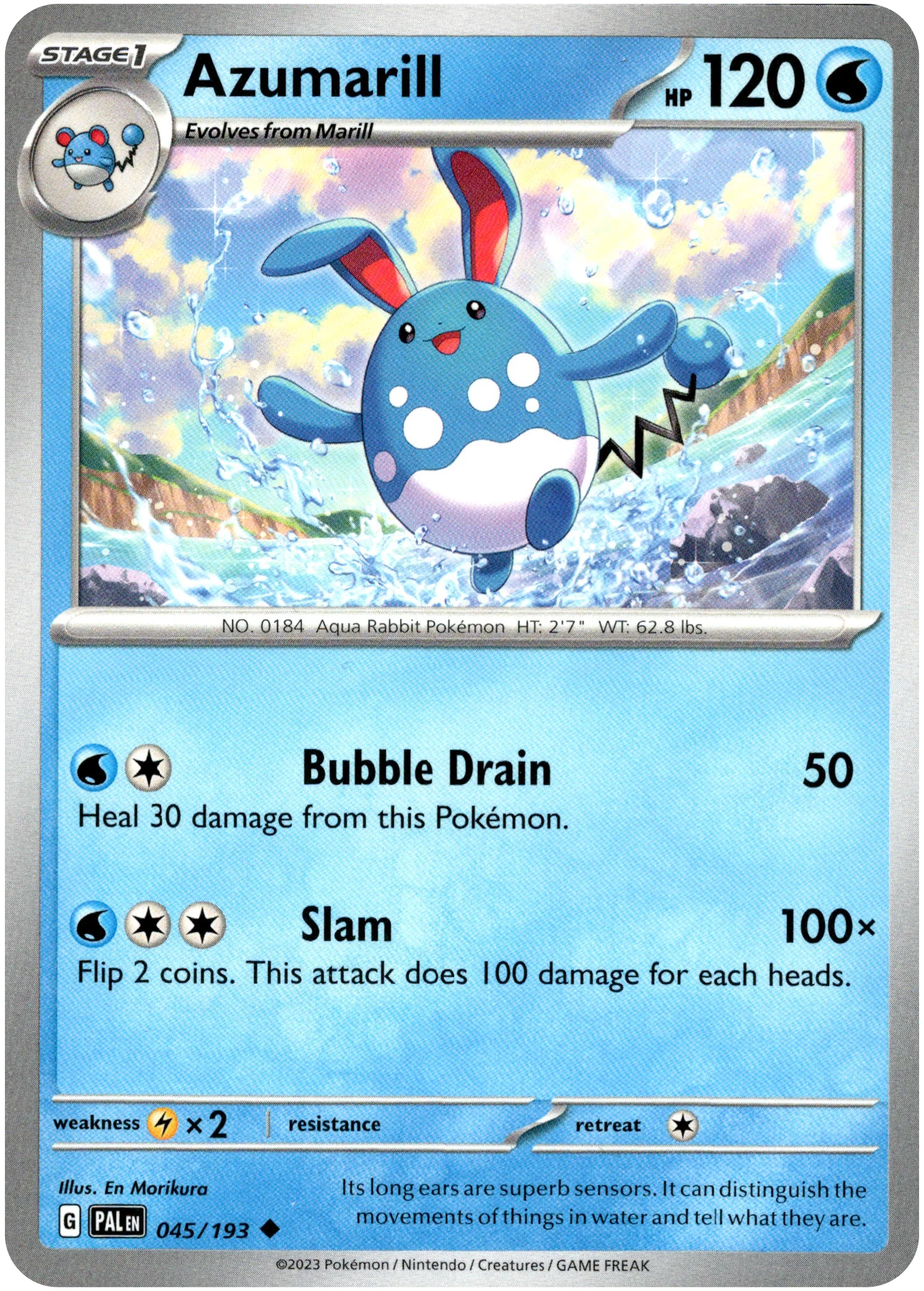 Azumarill - 045/193 - Paldea Evolved