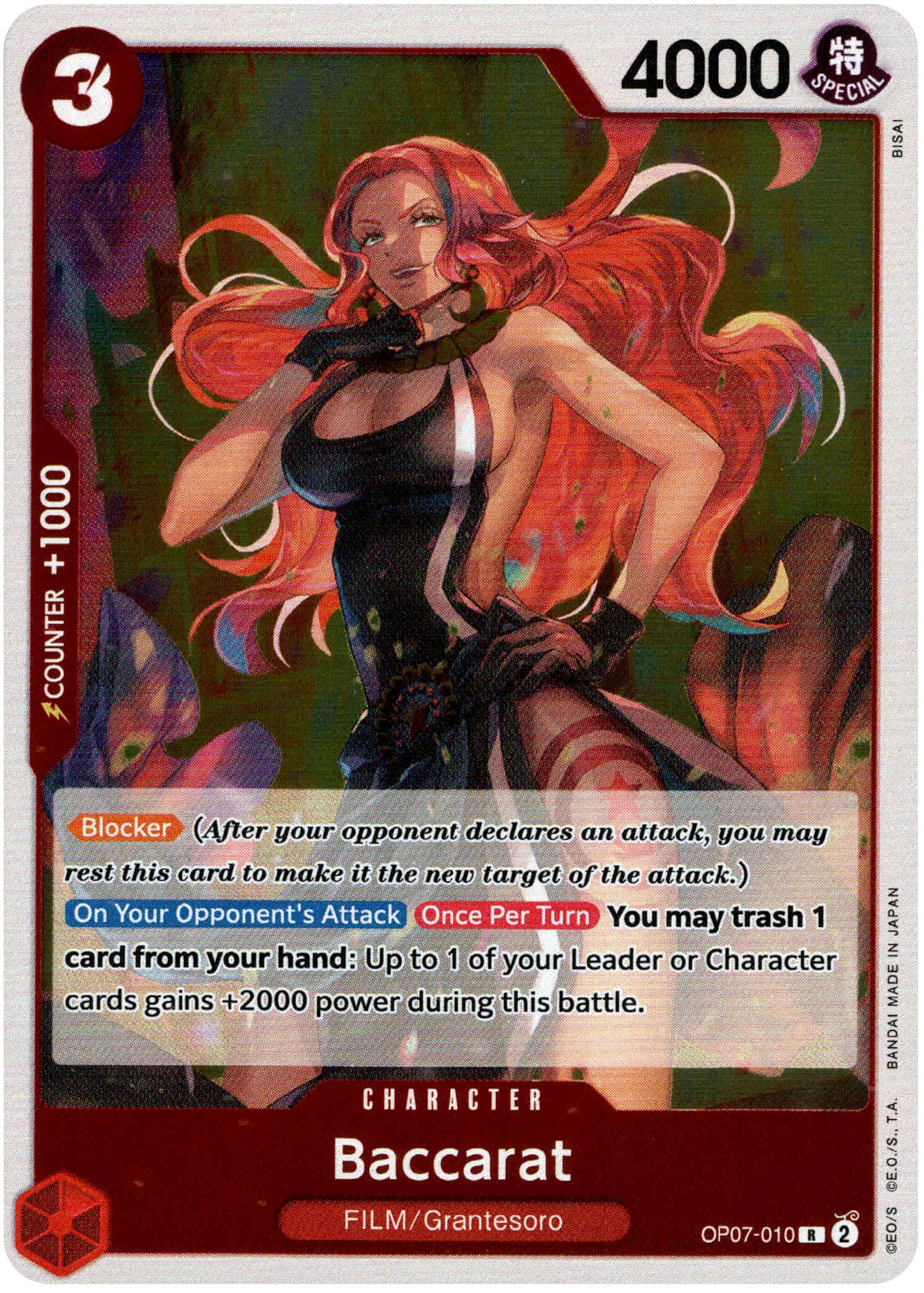 Baccarat - OP07-010R - 500 years in the Future - Foil