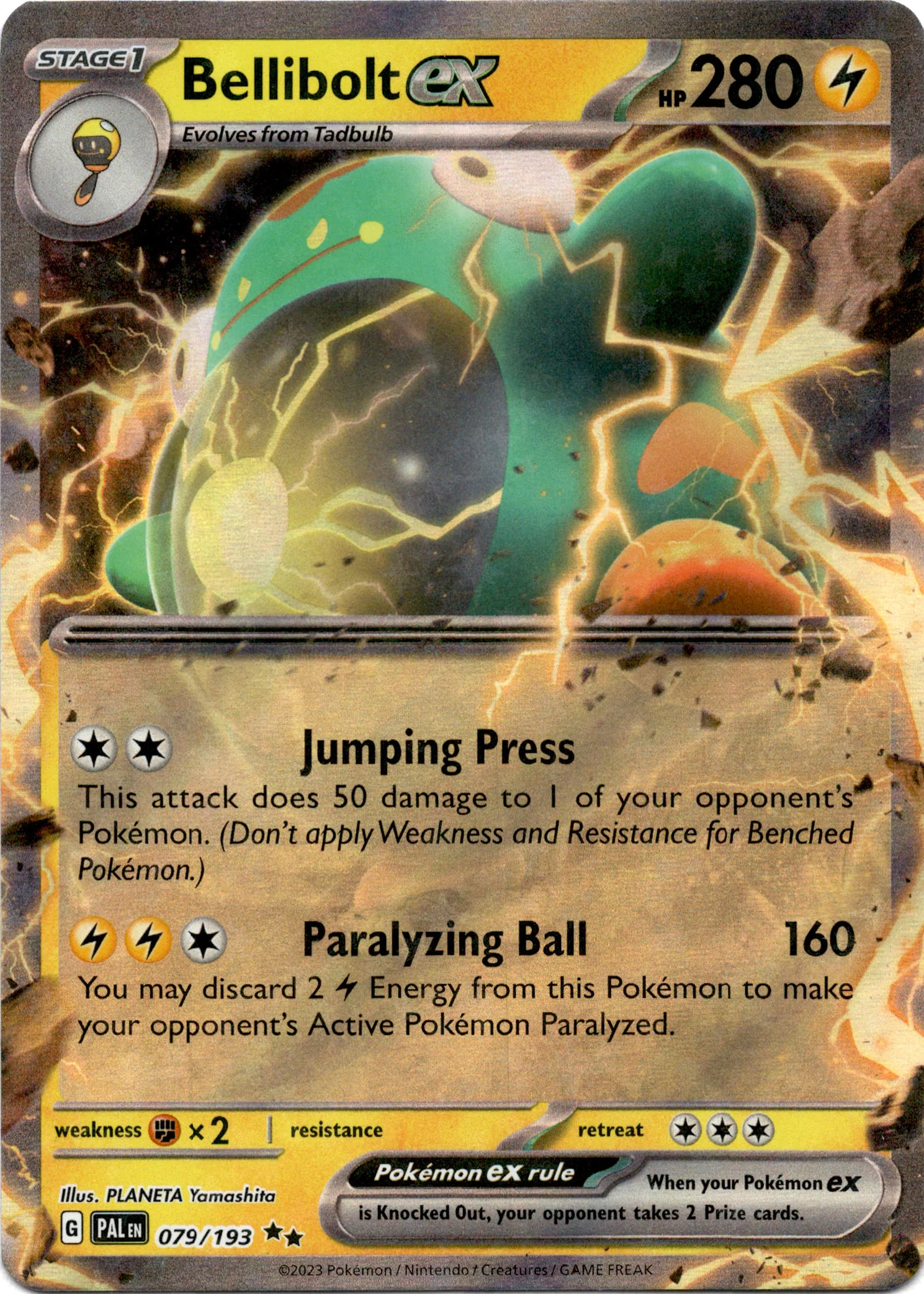 Bellibolt ex - 079/193 - Paldea Evolved - Holo