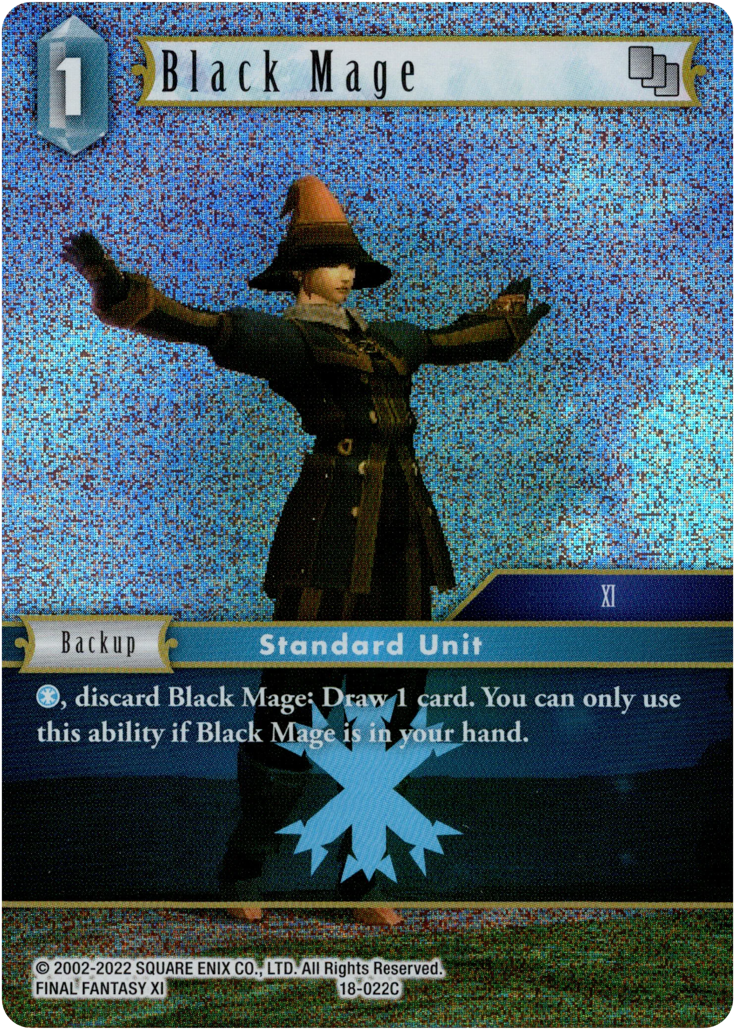 Black Mage - 18-022C - Resurgence of Power - Foil