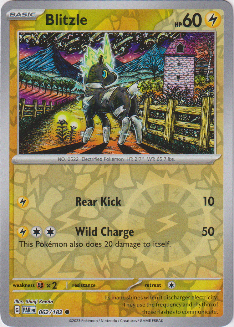 Blitzle - 062/182 - Paradox Rift - Reverse Holo