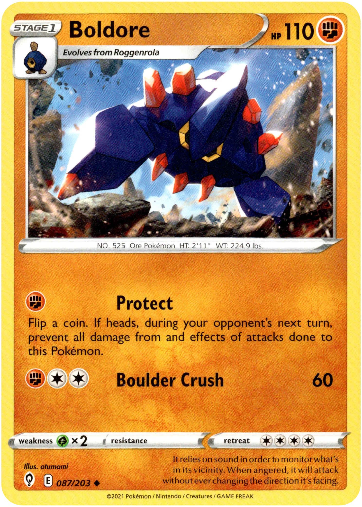 Boldore - 087/203 - Evolving Skies