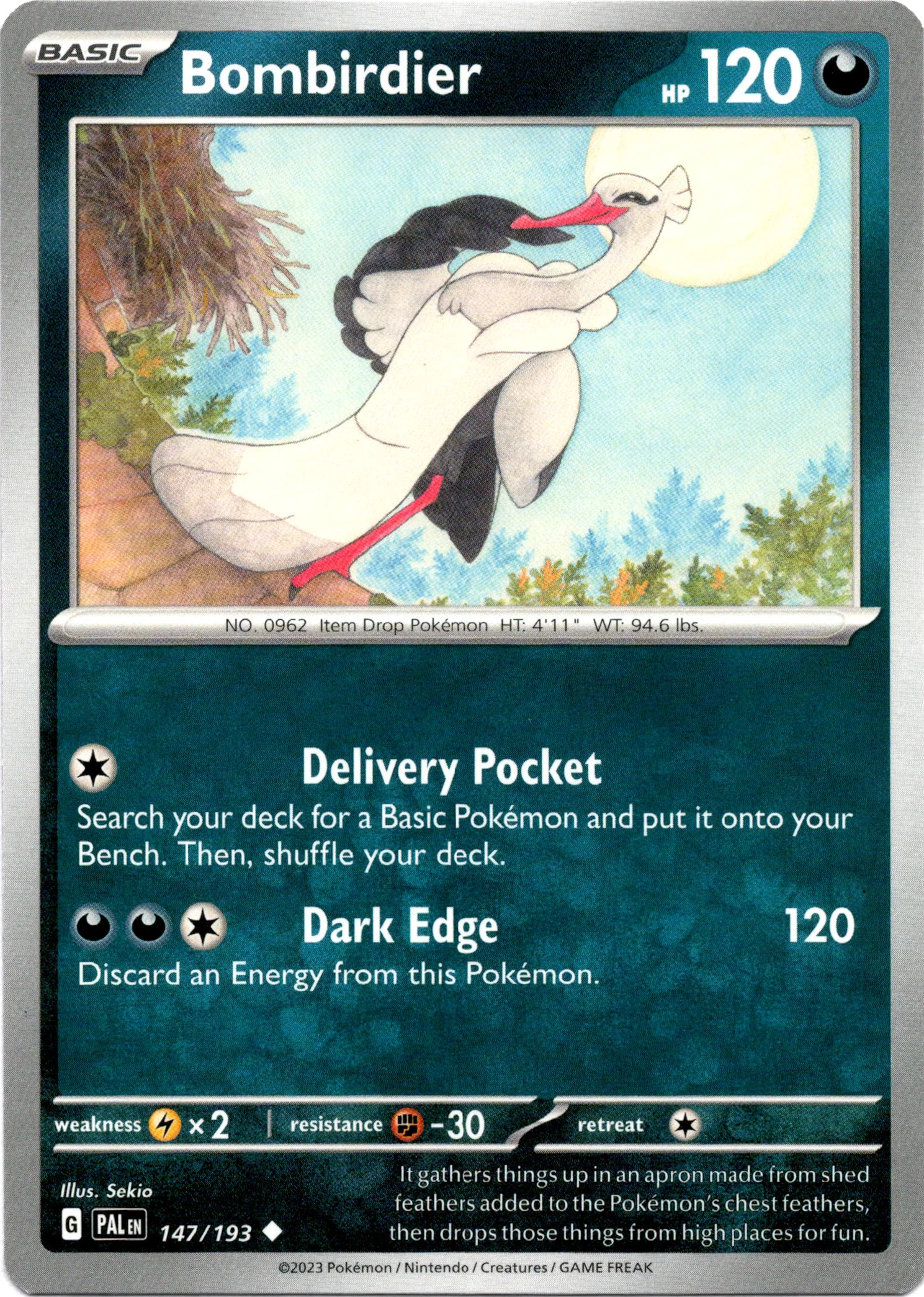 Bombirdier - 147/193 - Paldea Evolved