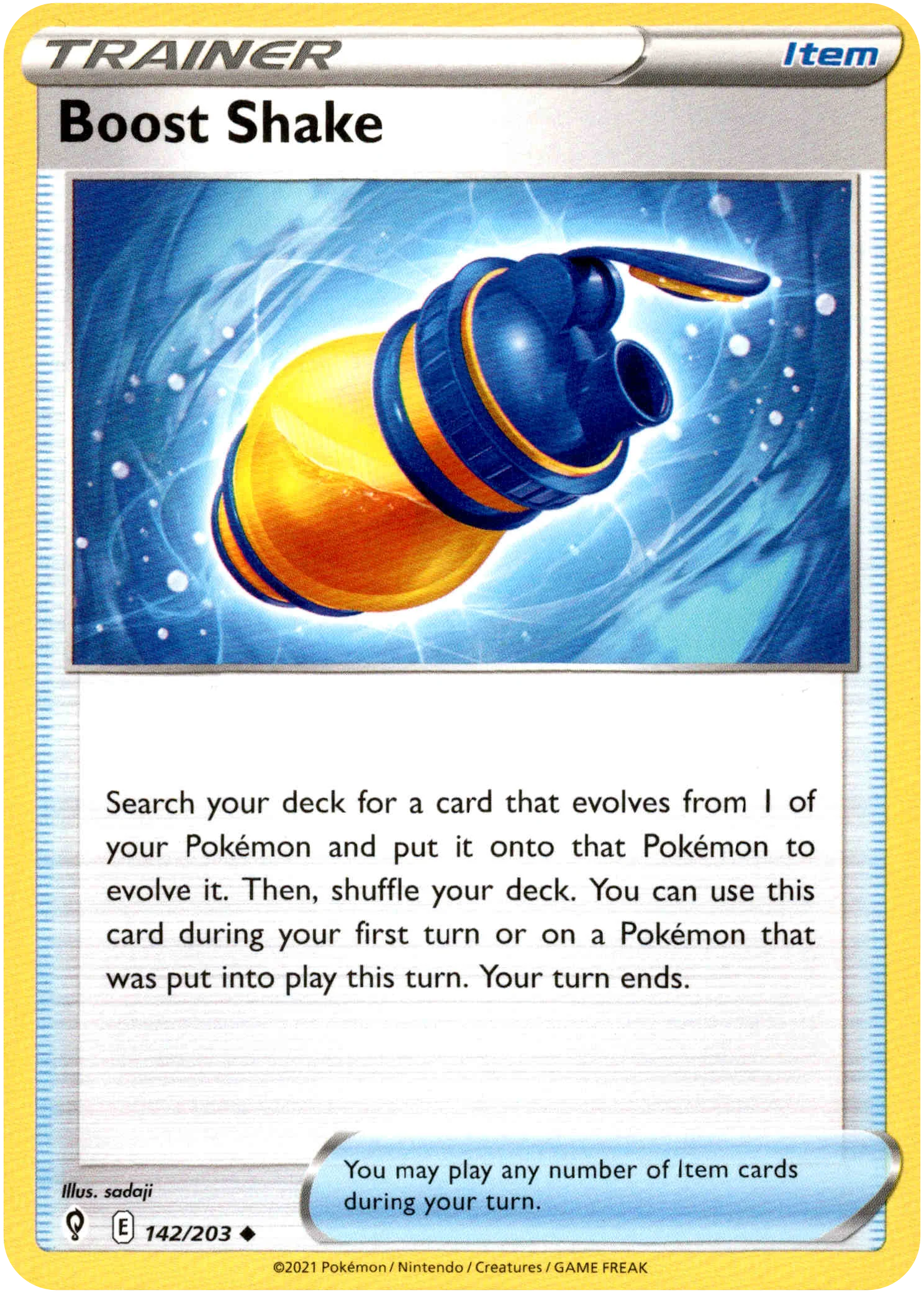 Boost Shake - 142/203 - Evolving Skies
