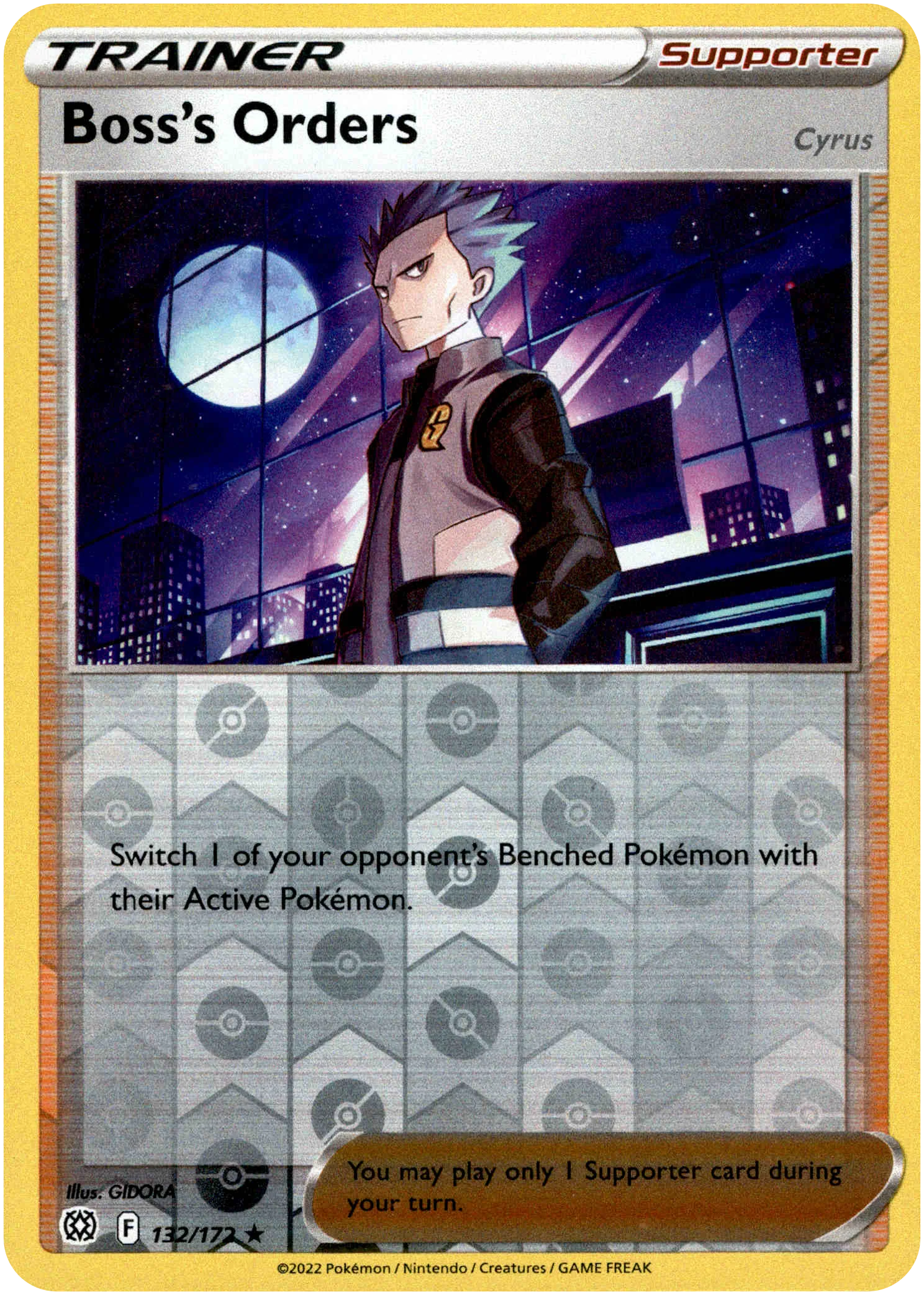 Boss's Orders - 132/172 - Brilliant Stars - Reverse Holo