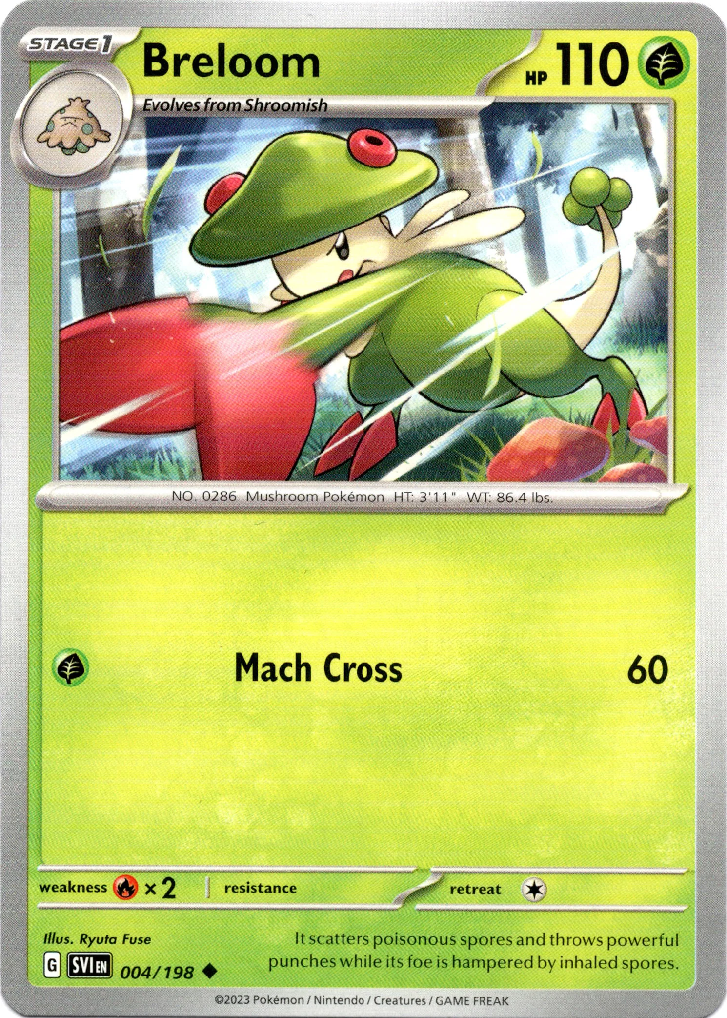 Breloom - 004/198 - Scarlet & Violet