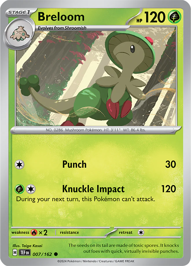 Breloom - 007/162 - Temporal Forces