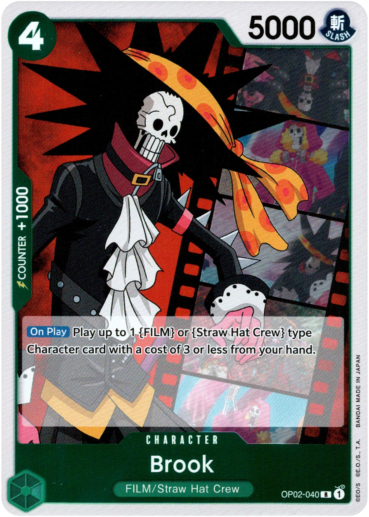 Brook - OP02-040 - Paramount War - Foil
