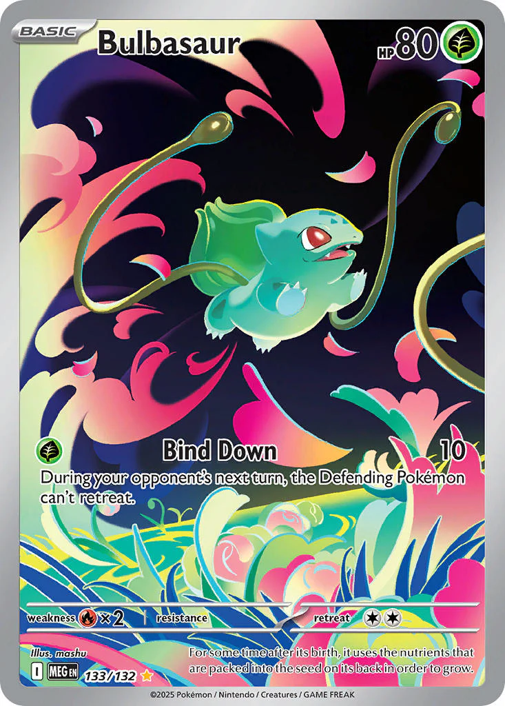 Bulbasaur - 133/132 - Mega Evolution - Holo