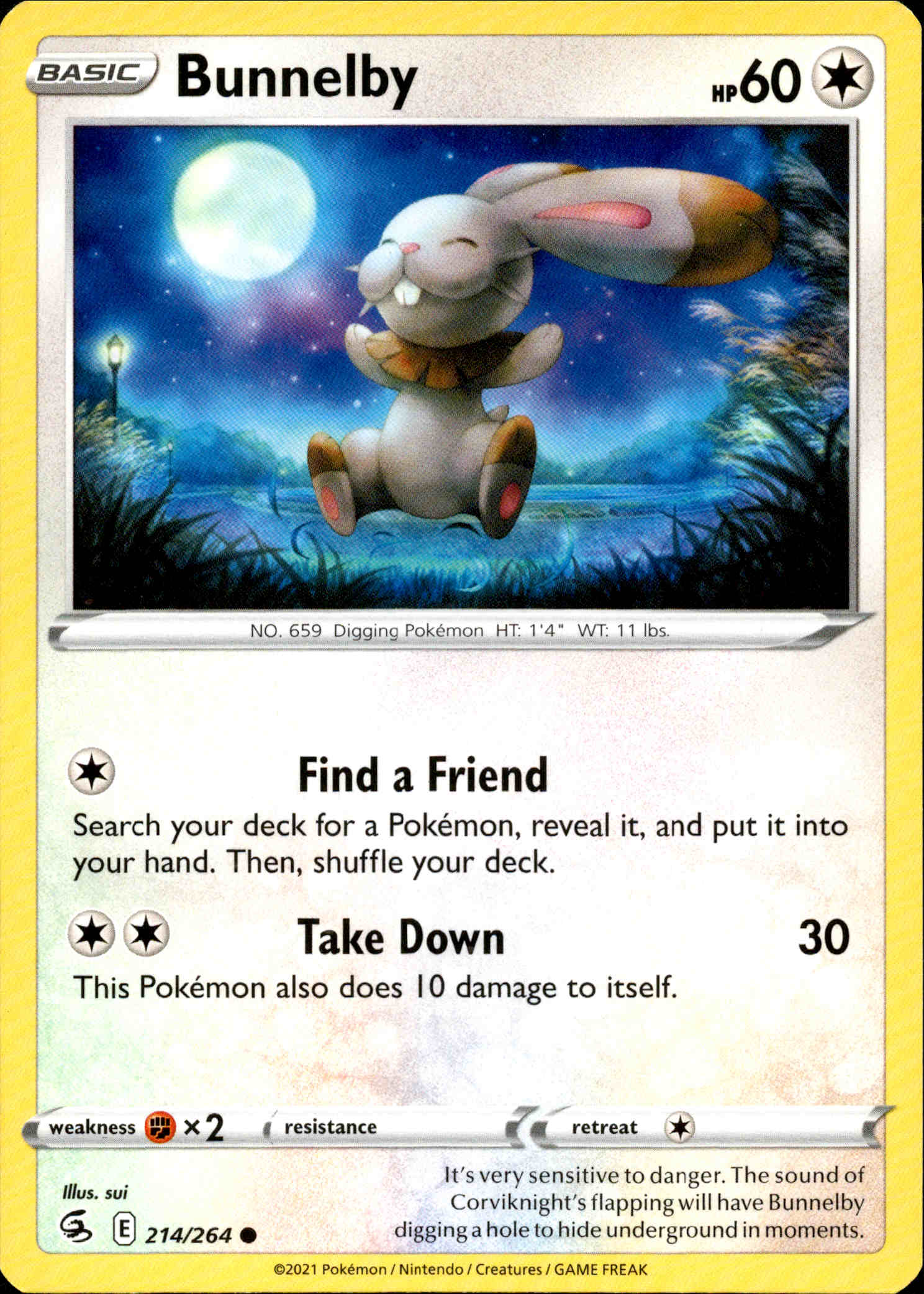 Bunnelby - 214/264 - Fusion Strike