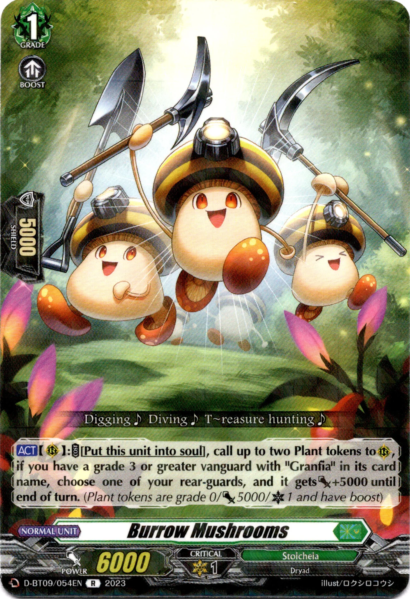 Burrow Mushrooms - D-BT09/054EN - Dragontree Invasion