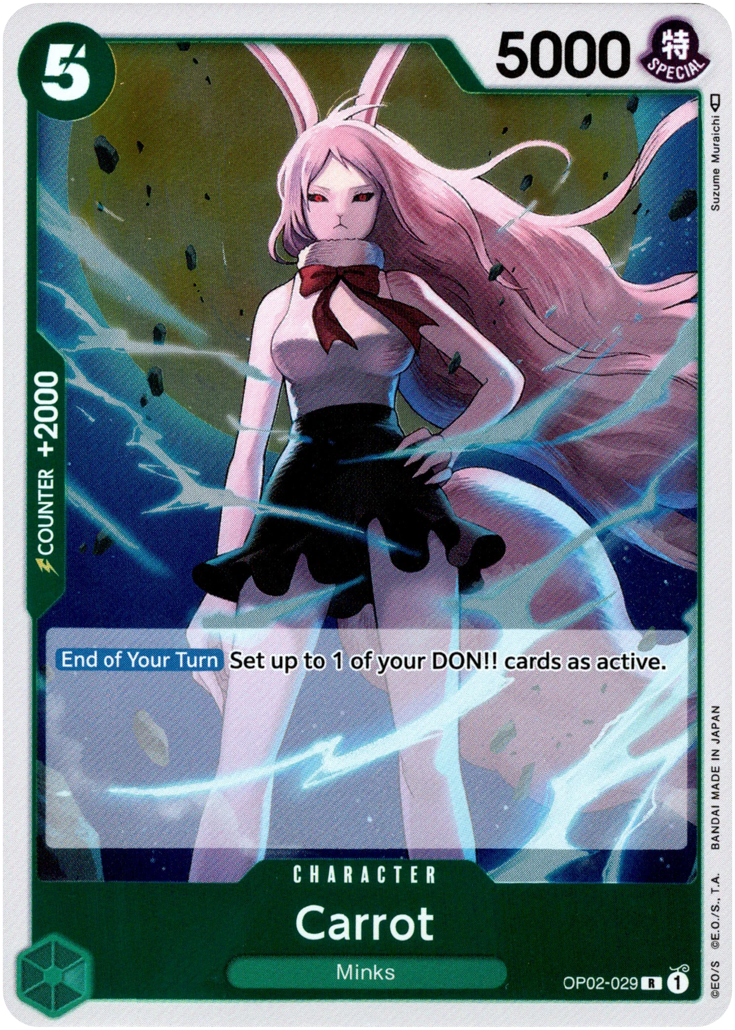 Carrot - OP02-029 - Paramount War - Foil