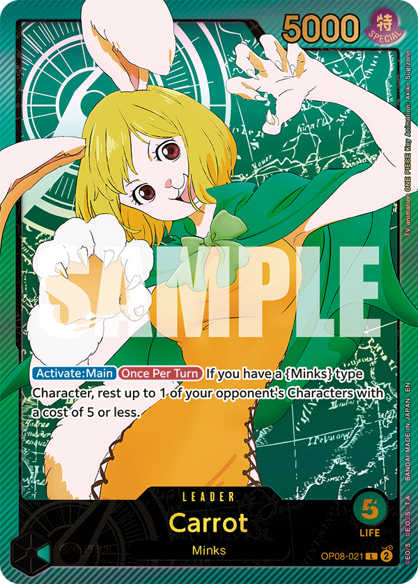 Carrot (SPR) - OP08-021 L - Anime 25th Collection - Foil