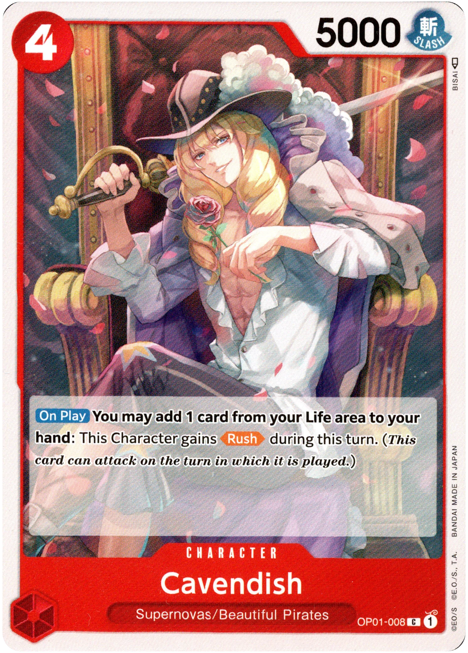 Cavendish - OP01-008 C - Romance Dawn