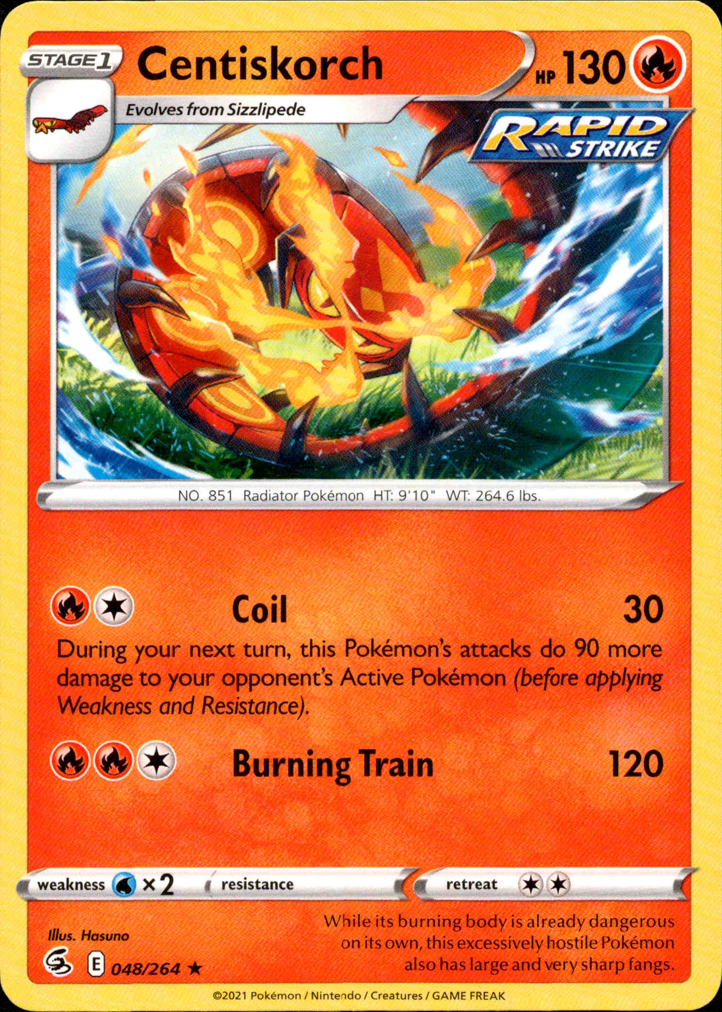 Centiskorch - 048/264 - Fusion Strike