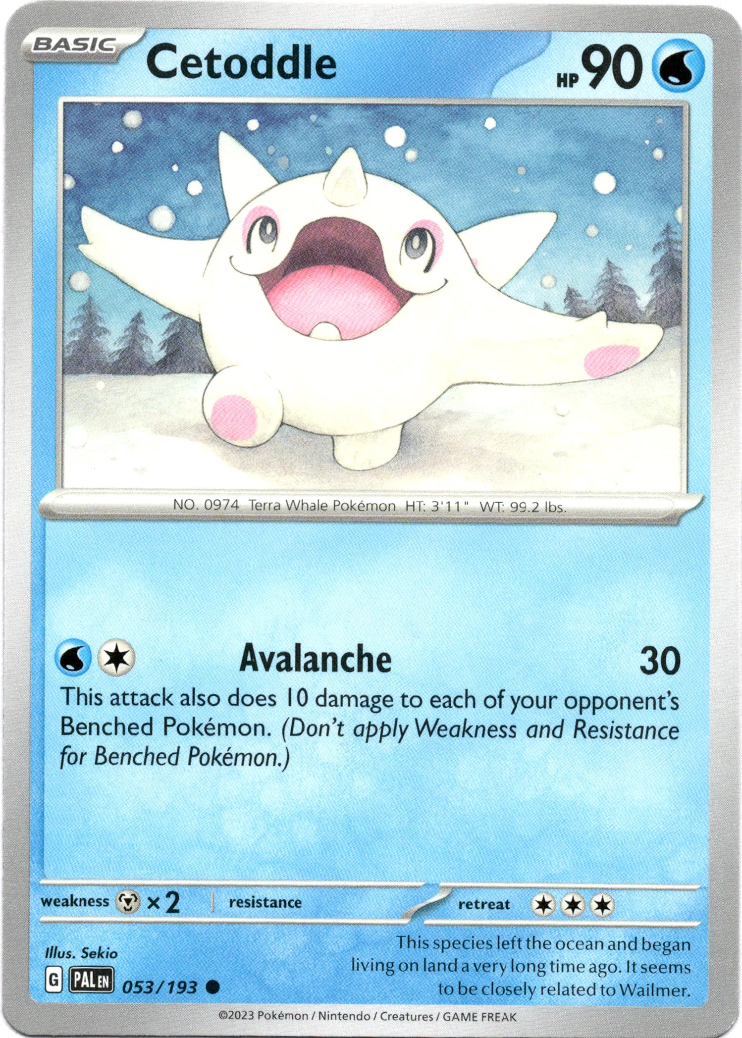 Cetoddle - 053/193 - Paldea Evolved