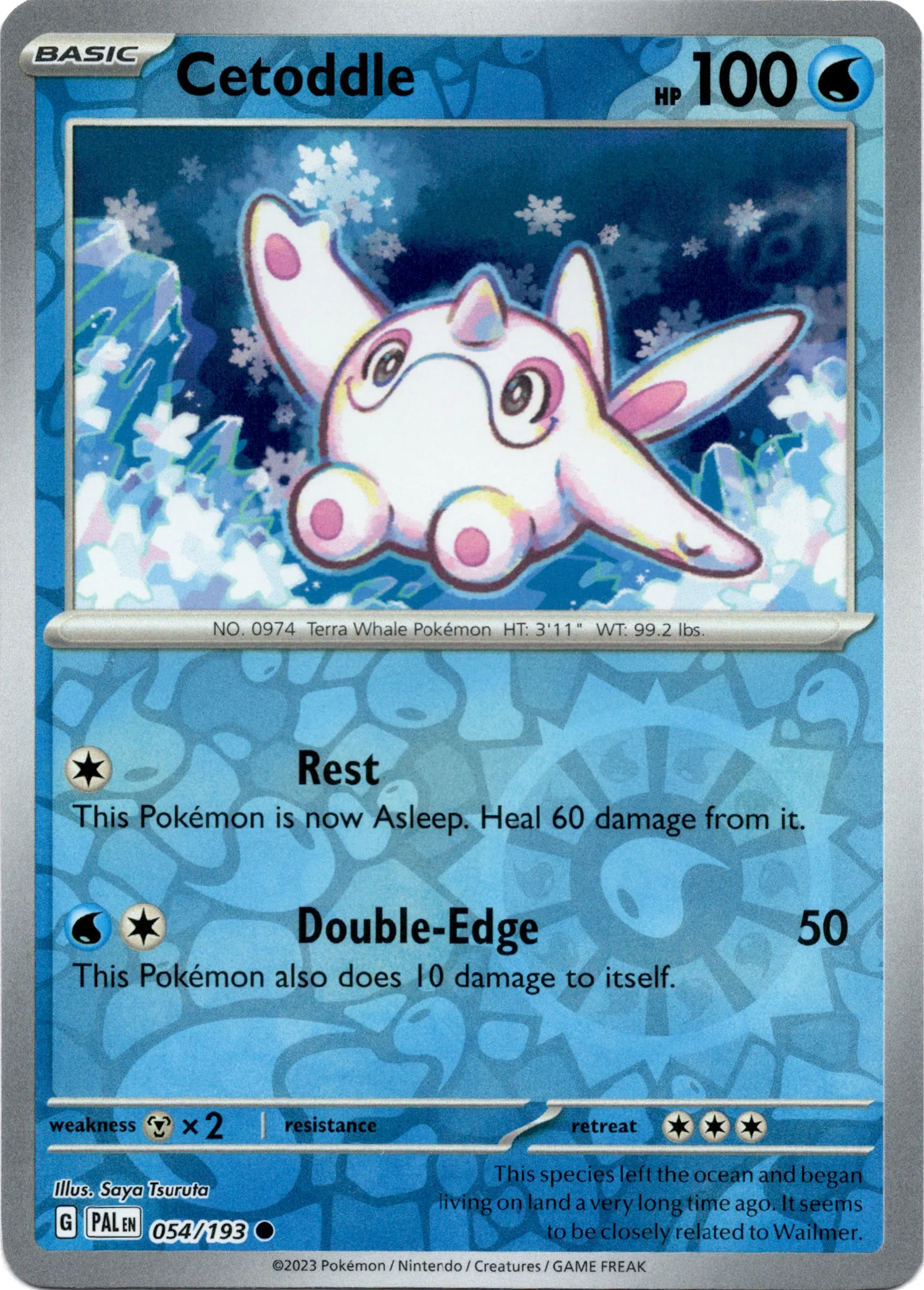 Cetoddle - 054/193 - Paldea Evolved - Reverse Holo
