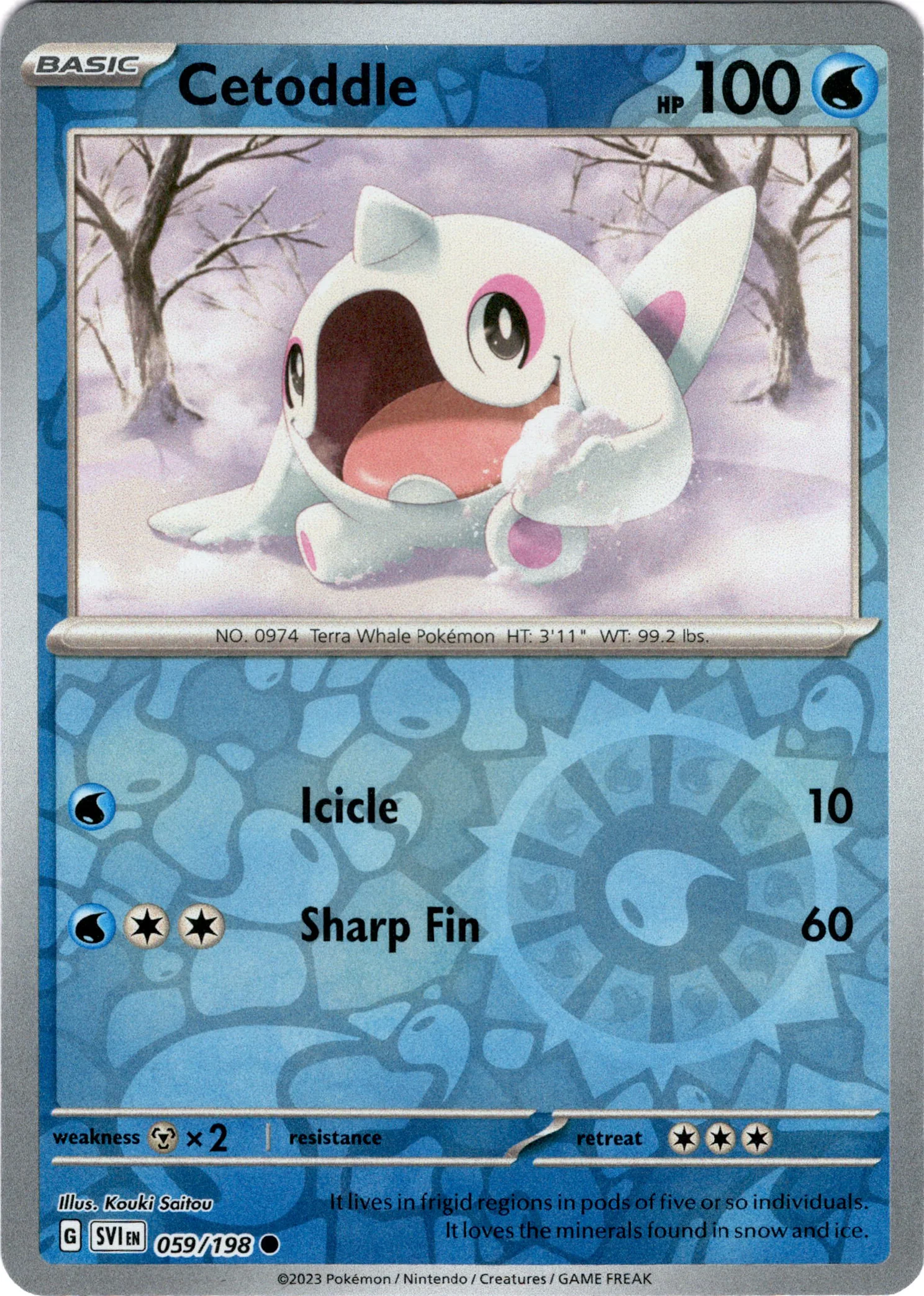 Cetoddle - 059/198 - Scarlet & Violet - Reverse Holo