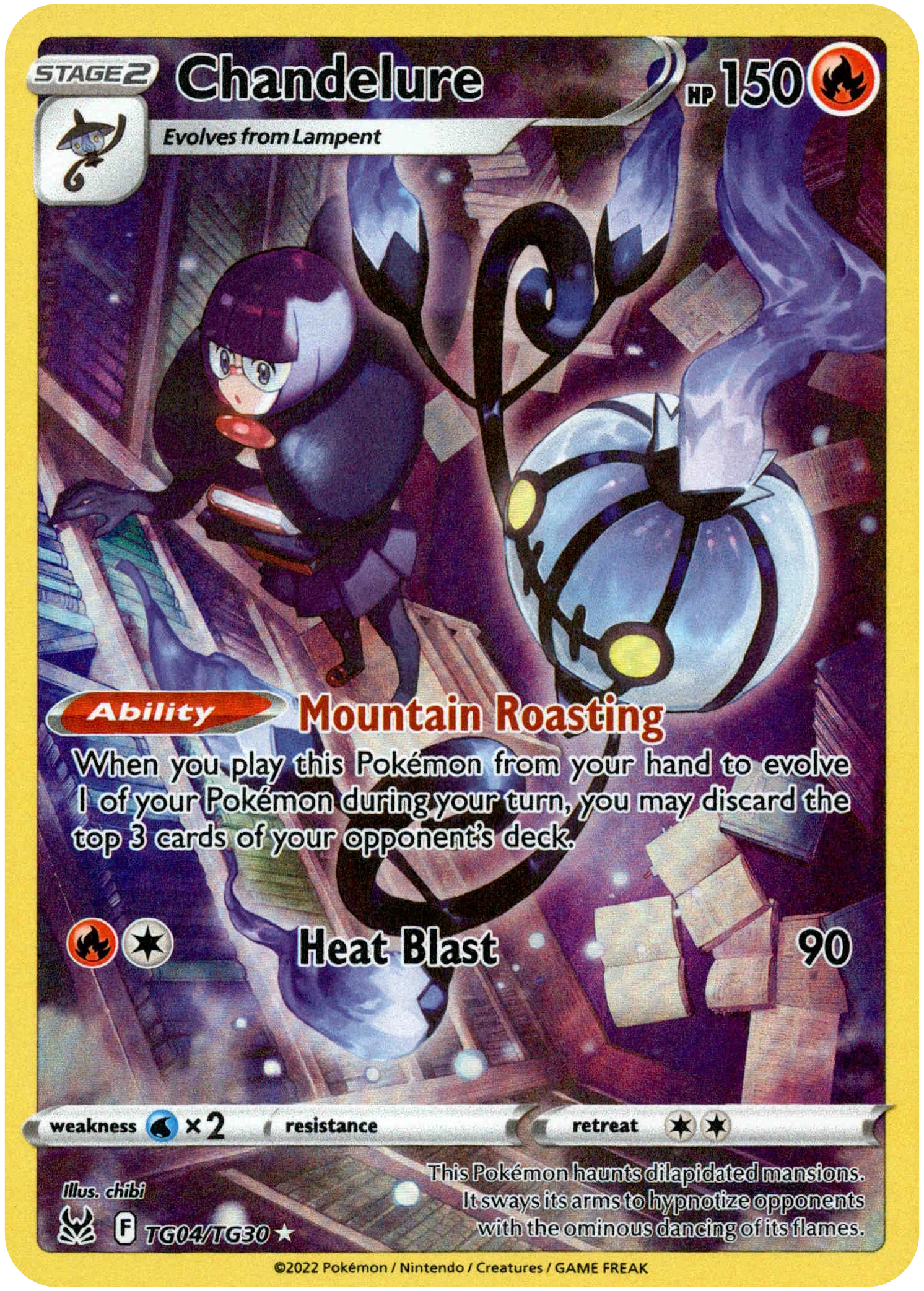 Chandelure - TG04/TG30 - Lost Origin - Holo