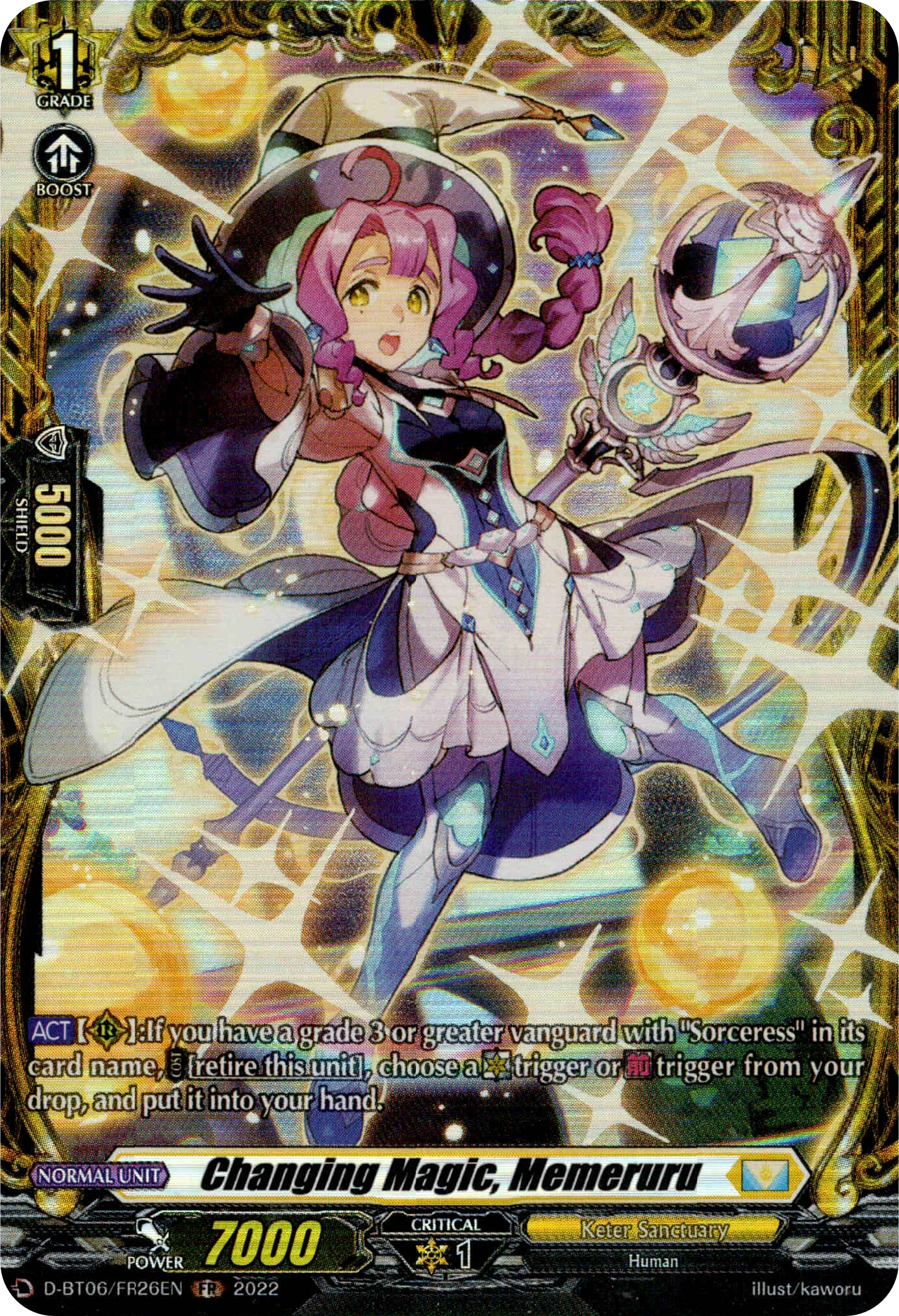 Changing Magic, Memeruru - D-BT06/FR26EN - Blazing Dragon Reborn