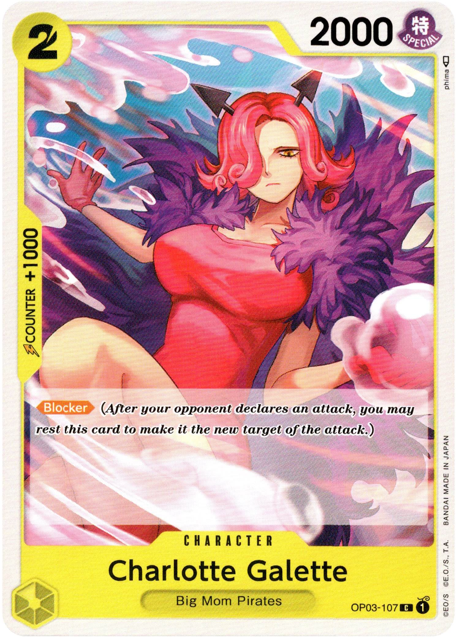 Charlotte Galette - OP03-107 C - Pillars of Strength