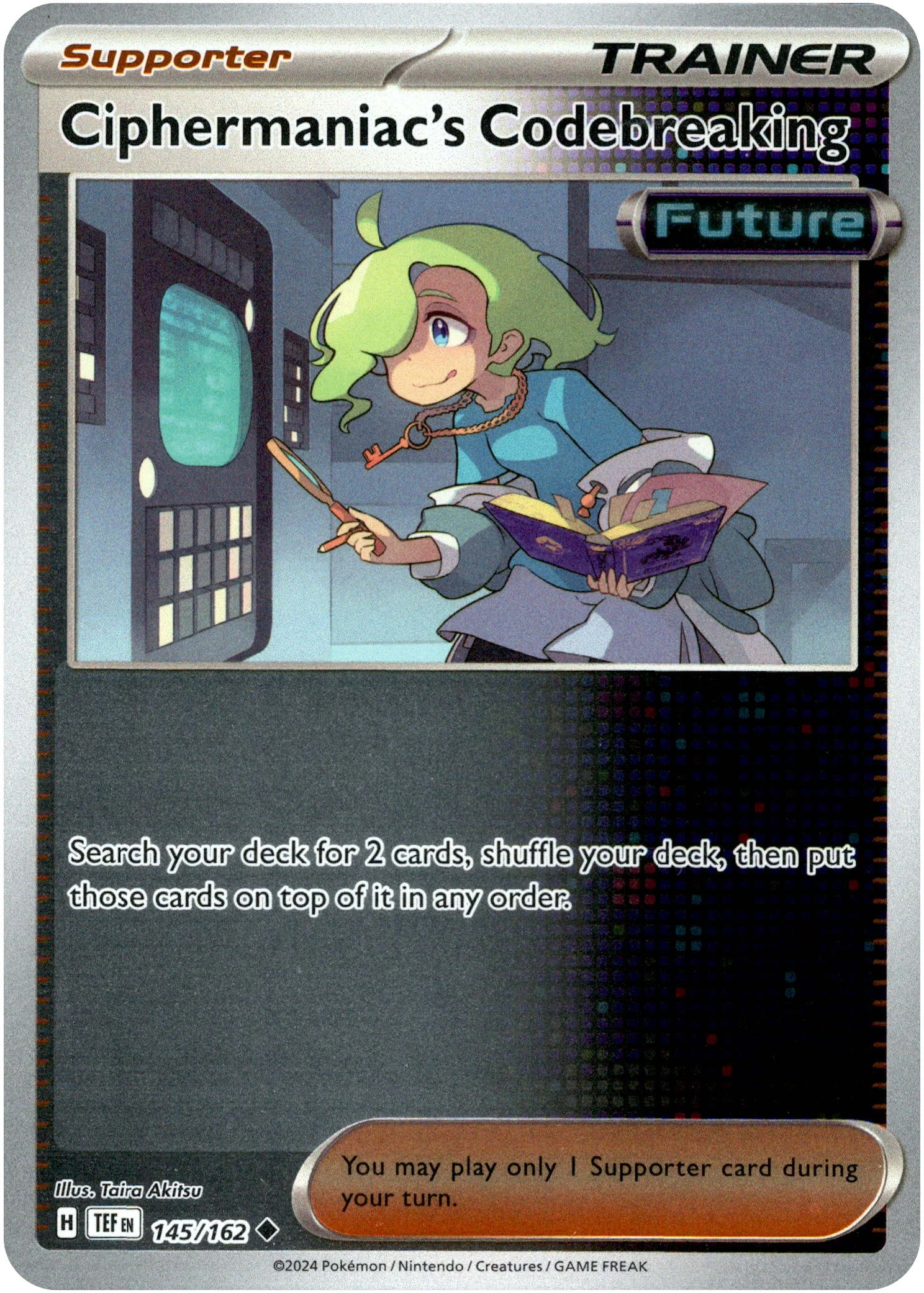 Ciphermaniac's Codebreaking - 145/162 - Temporal Forces - Reverse Holo