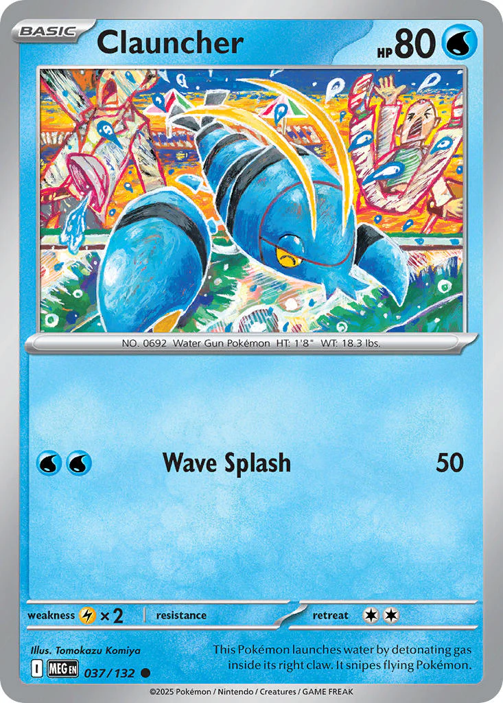 Clauncher - 037/132 - Mega Evolution
