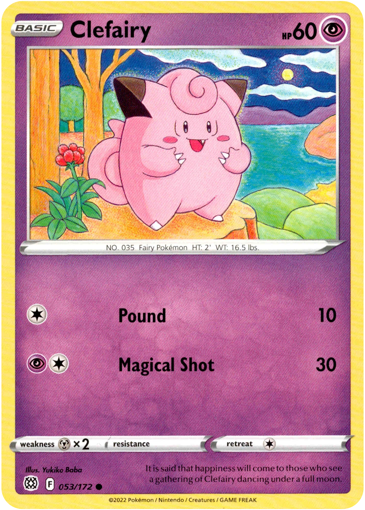 Clefairy - 053/172 - Brilliant Stars