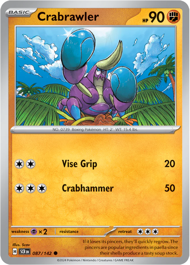Crabrawler - 087/142 - Stellar Crown