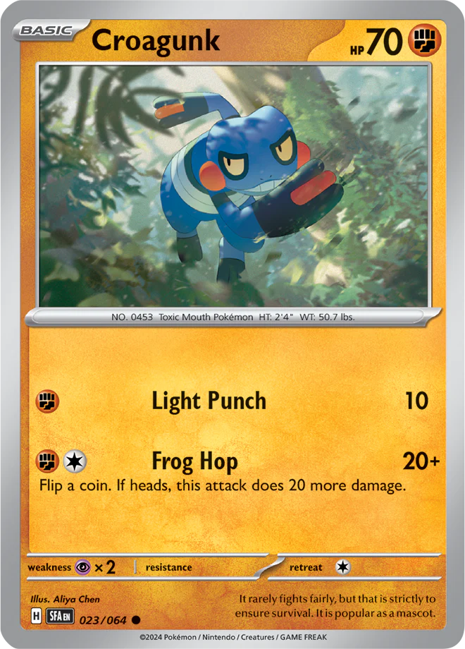 Croagunk - 023/064 - Shrouded Fable