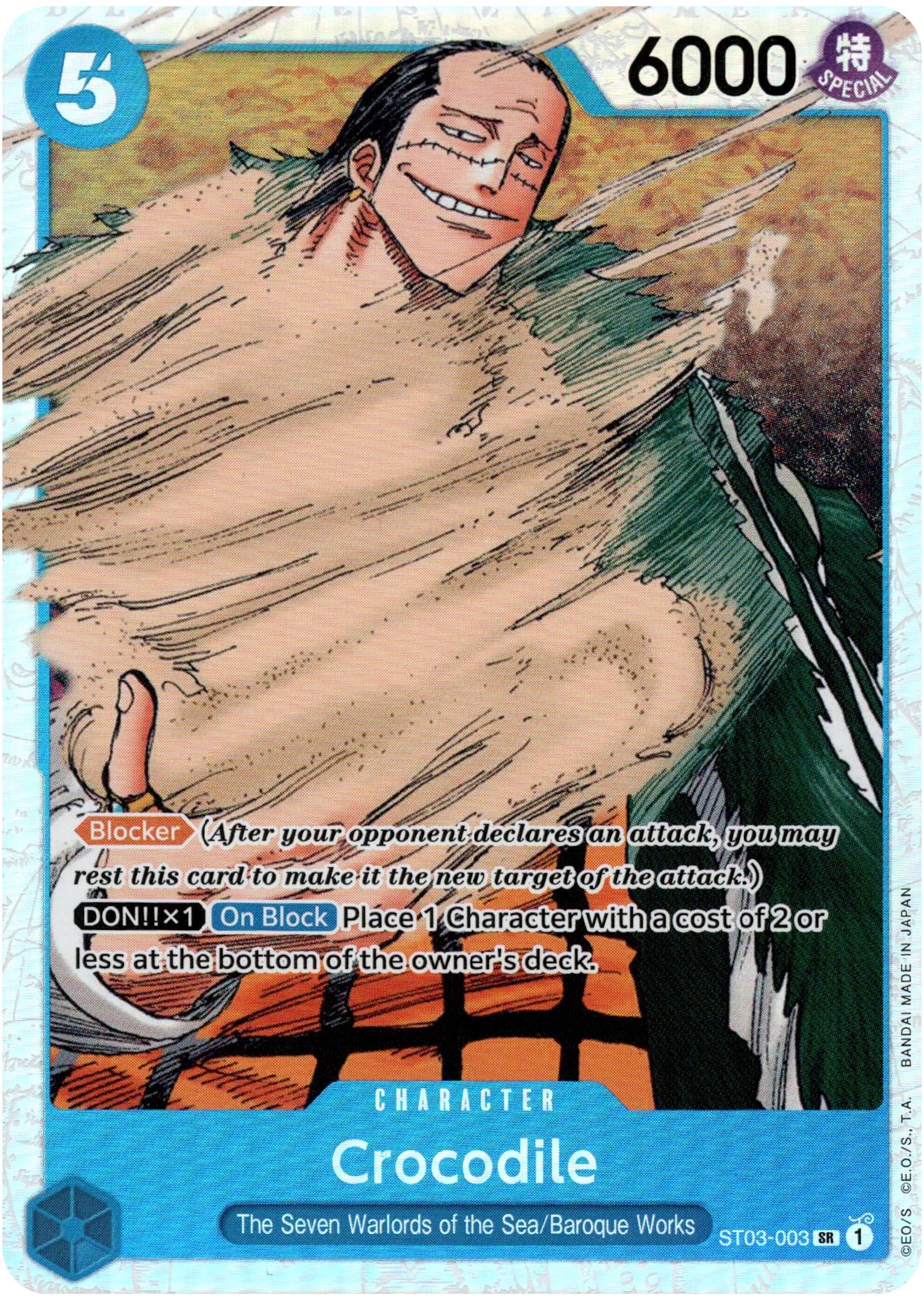 Crocodile - ST03-003 SR - Starter Deck - Foil
