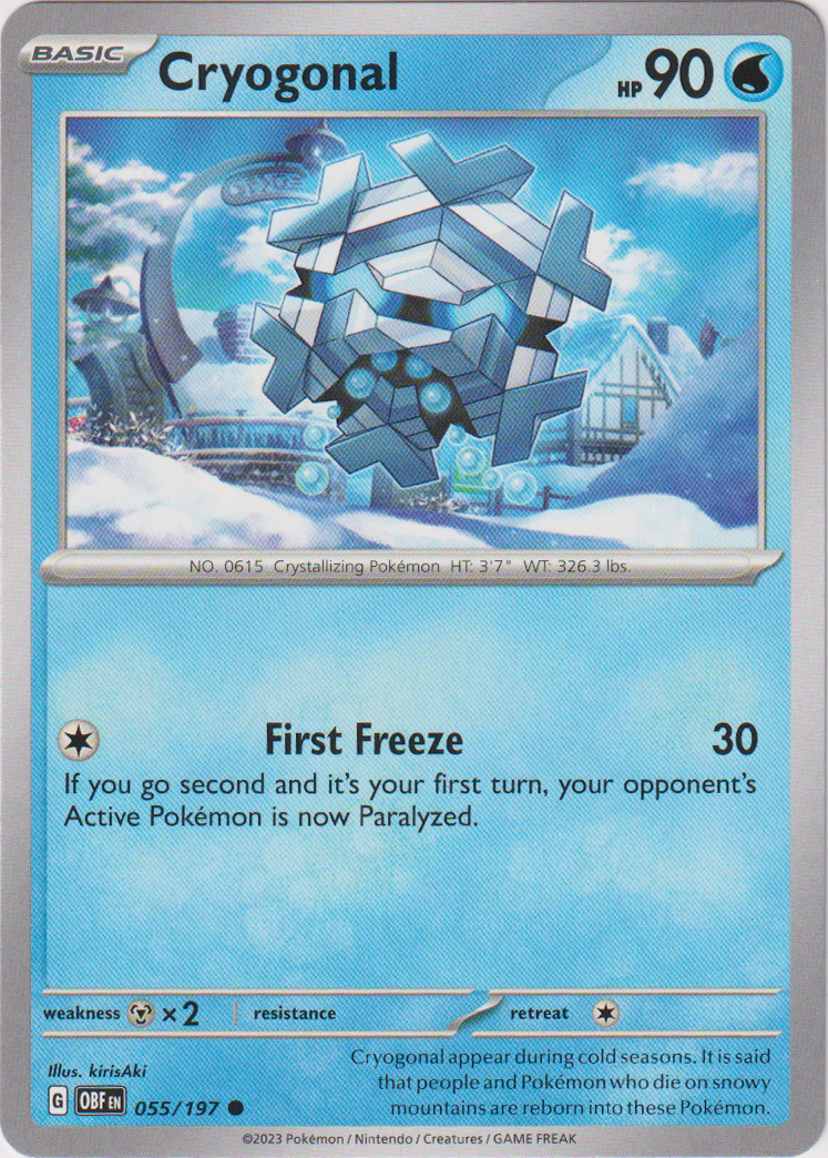 Cryogonal - 055/197 - Obsidian Flames