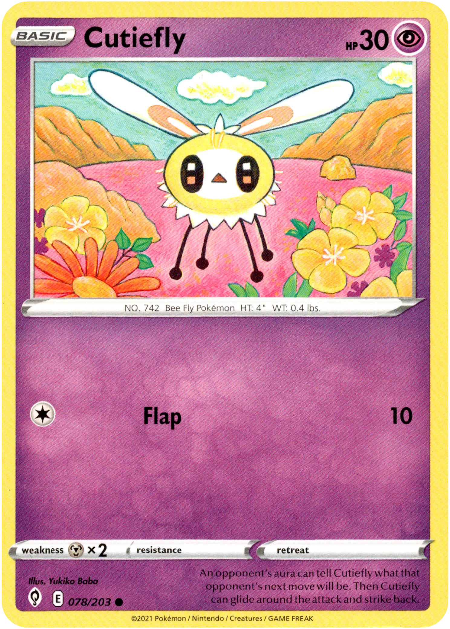 Cutiefly - 078/203 - Evolving Skies