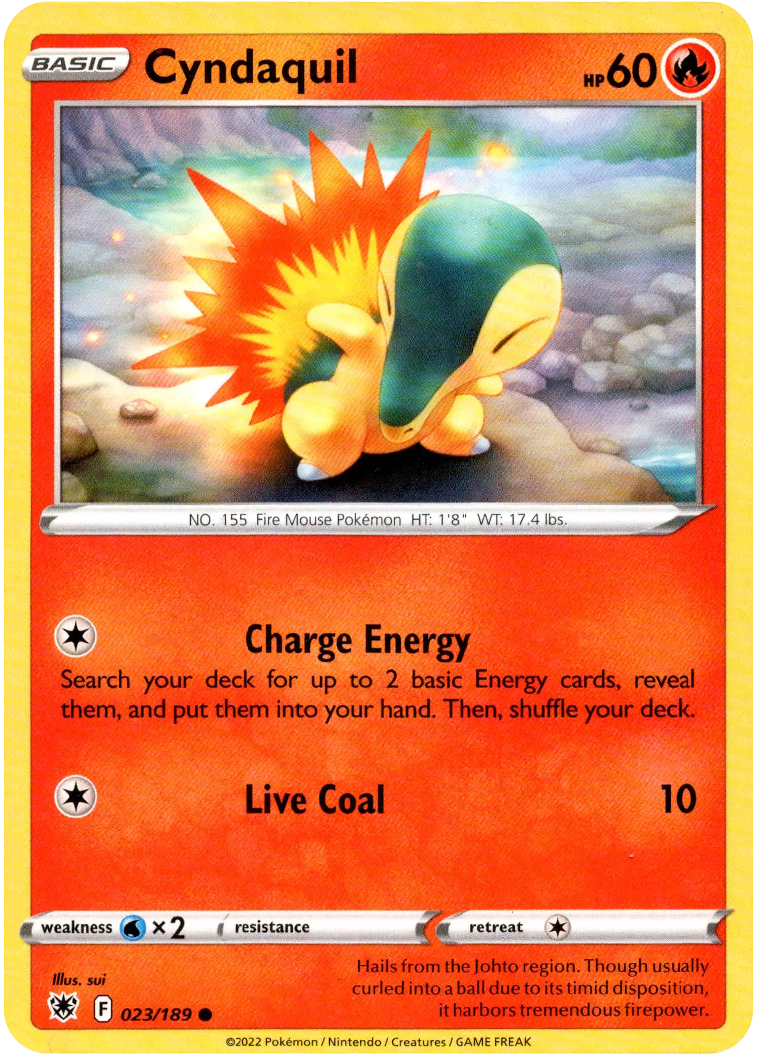 Cyndaquil - 023/189 - Astral Radiance