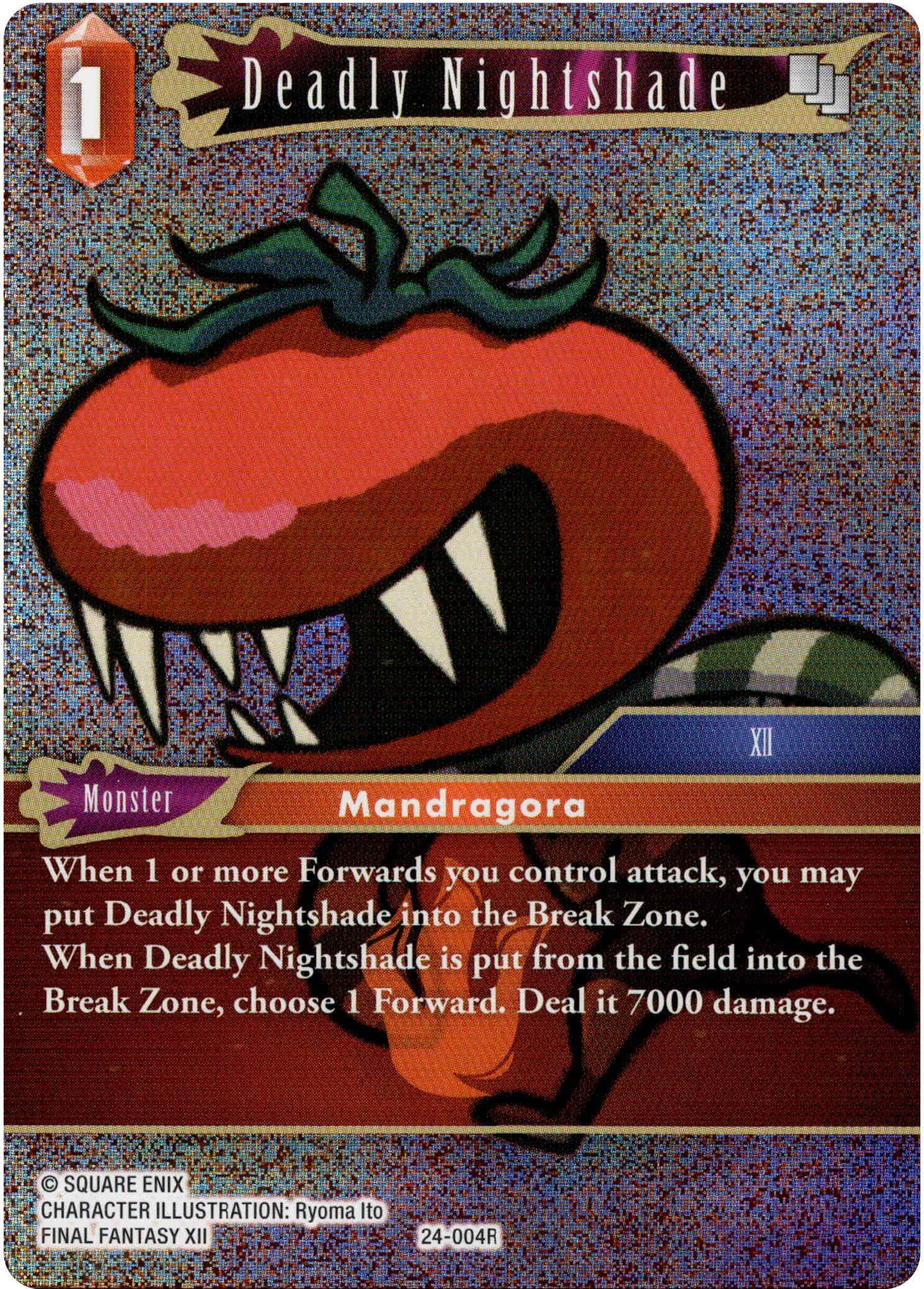 Deadly Nightshade - 24-004R - Hidden Legends - Foil