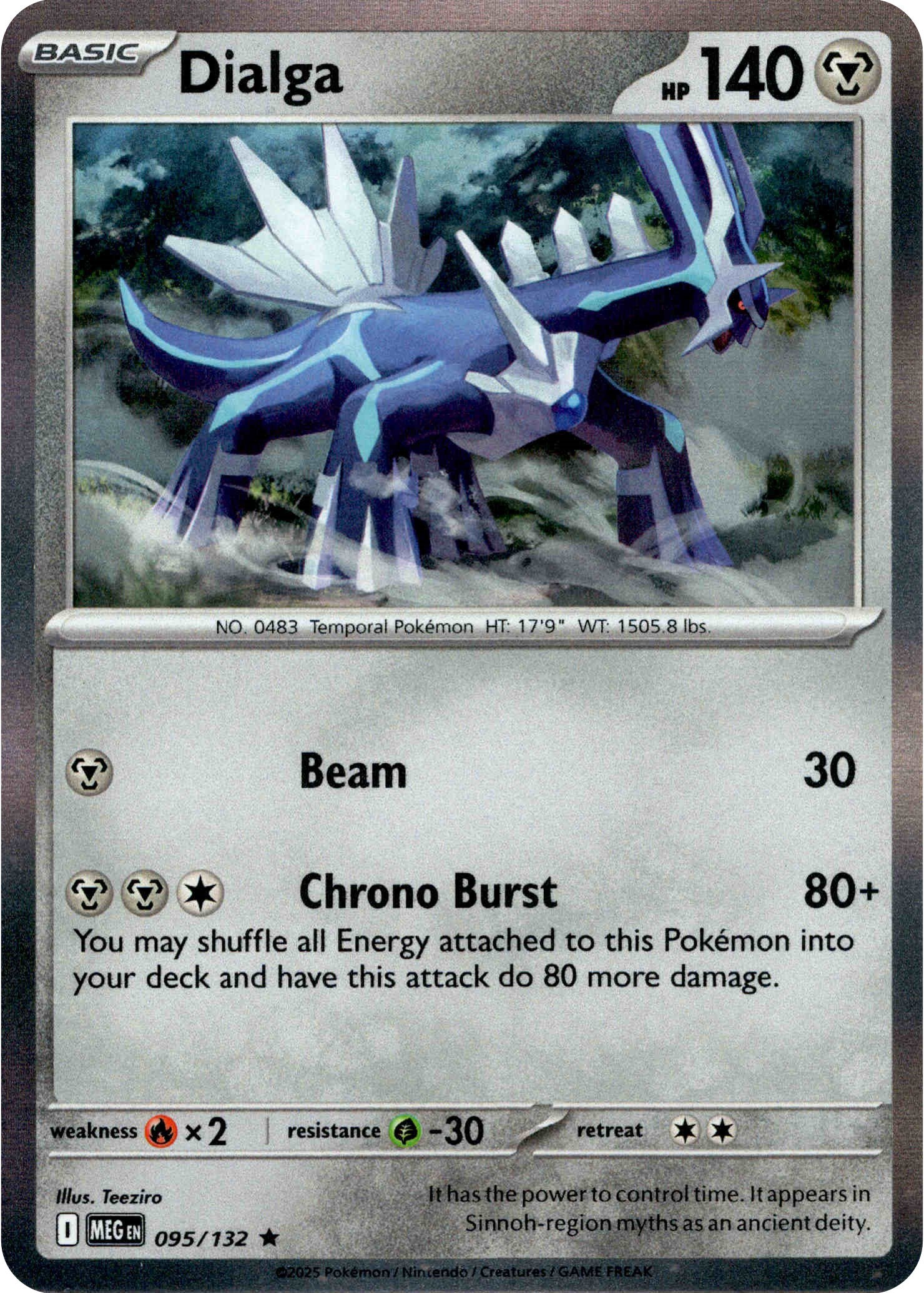 Dialga - 095/132 - Mega Evolution - Holo