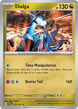 Dialga - 135/191 - Surging Sparks - Holo