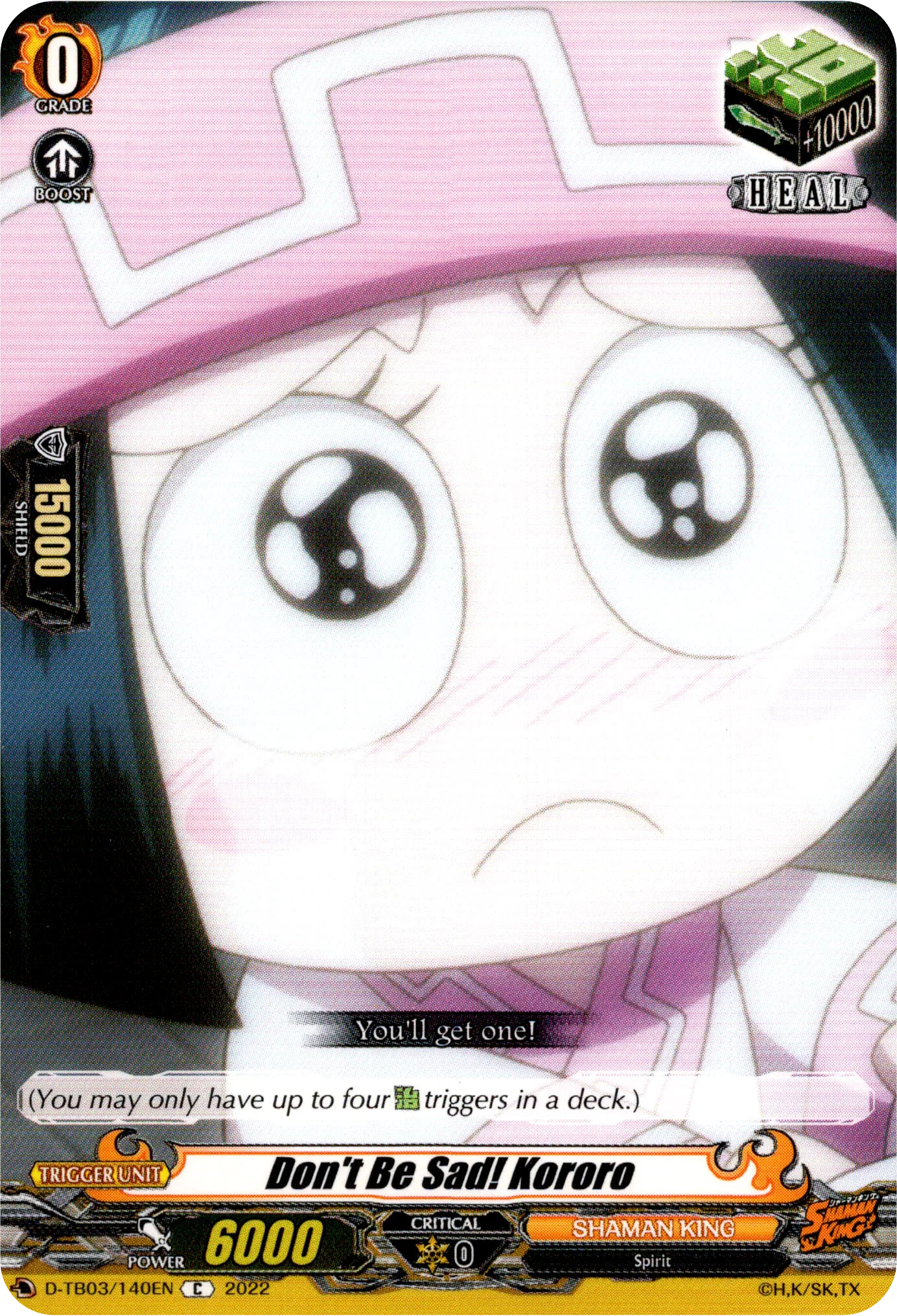 Don't Be Sad! Kororo - D-TB03/140EN - Shaman King