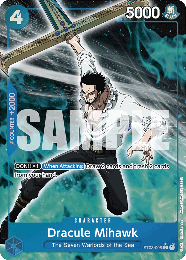 Dracule Mihawk Full Art - ST03-005 C - The Best - Foil