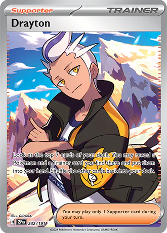 Drayton - 232/191 - Surging Sparks - Holo