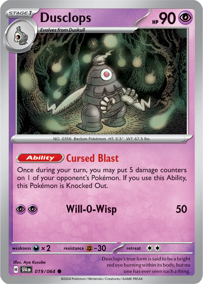 Dusclops - 019/064 - Shrouded Fable