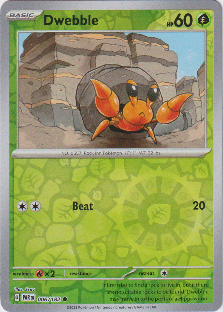 Dwebble - 006/182 - Paradox Rift - Reverse Holo