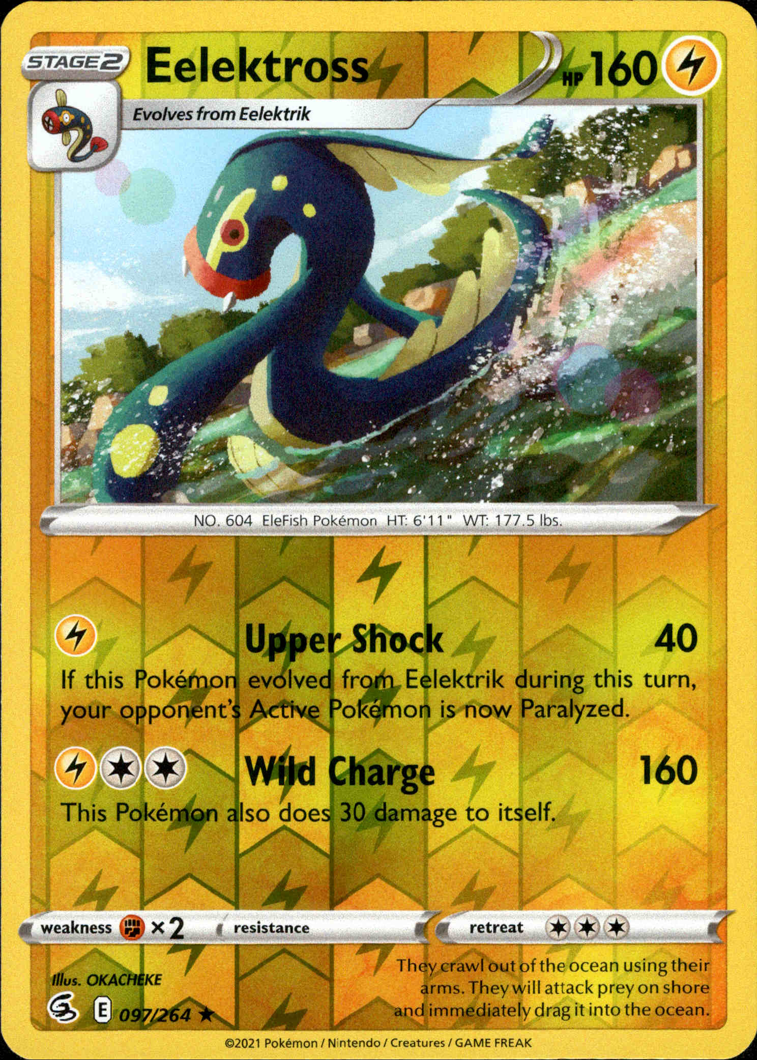 Eelektross - 097/264 - Fusion Strike - Reverse Holo