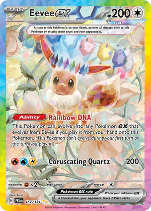 Eevee ex - 167/131 - Prismatic Evolutions - Holo